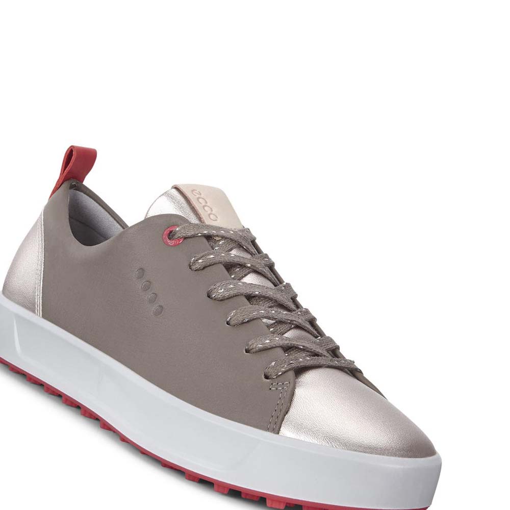 Women's Ecco Soft Golf Shoes Grey | Canada 132AHK